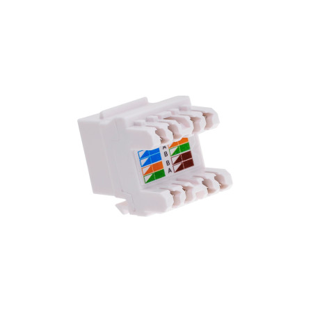 Q-LANTEC MKN-U5-1 RJ45 laido jungtis Balta
