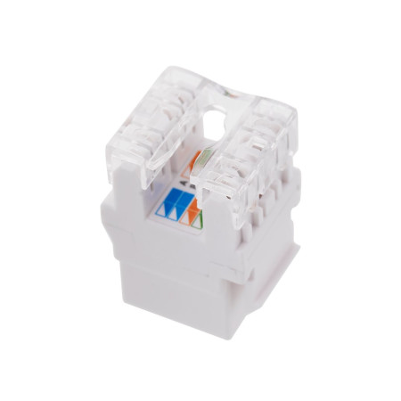 Q-LANTEC MKN-U5-1 RJ45 laido jungtis Balta