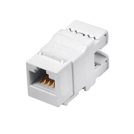 Q-LANTEC MKN-U6-1 RJ45 laido jungtis UTP 6 kategorija Neekranuotas Balta