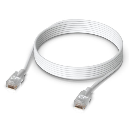 Ubiquiti tinklo kabelis Cat6 3 m permatomas baltas