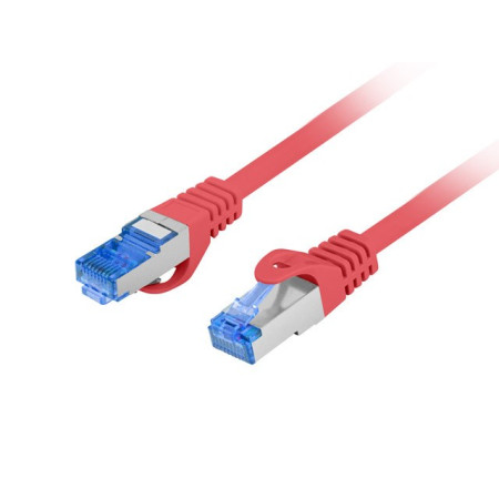 LANBERG S/FTP CAT.6A 0.5M Raudonas Patchcord