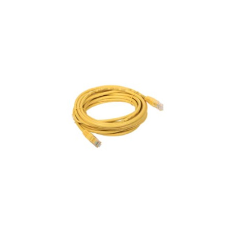 A-LAN tinklo kabelis KKU5ZOL0.5 Geltona 0,5 m Cat5e U/UTP