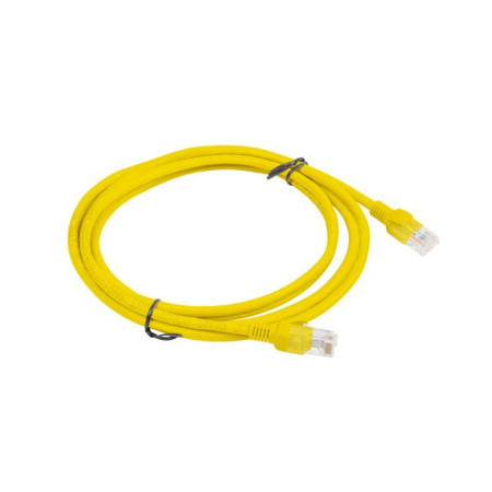 Lanberg PATCHCORD KAT.5E UTP 2M Geltona 10-pak