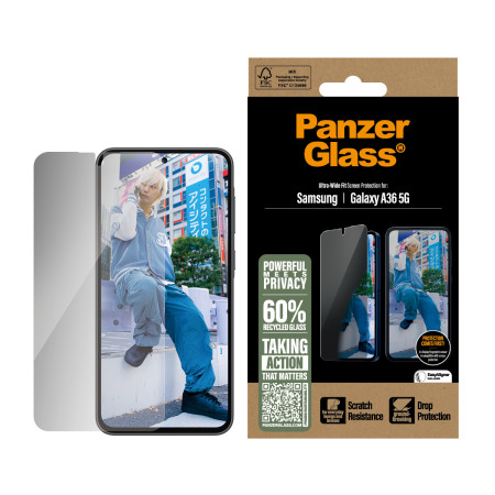 PanzerGlass Privacy Screen Protector Samsung Galaxy A36 5G