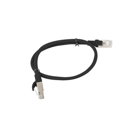 Lanberg PATCHCORD KAT.6 UTP 0.5M Juodas 10-pak