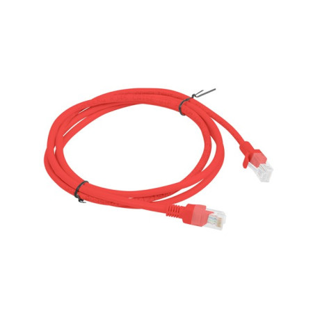 Lanberg PATCHCORD KAT.5E UTP 1.5M Raudonas 10-pak