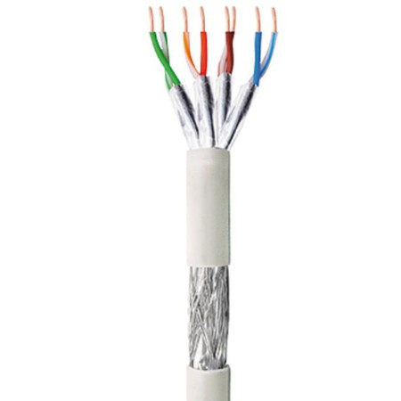 Techly ITP9-RIS-0305 tinklo kabelis 305m Cat6 S/FTP pilkas