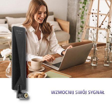 Qoltec 57018 4G LTE antena, 7 dBi, vidinė