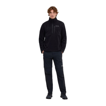 Berghaus Prism Half Zip Polartec® Fleece - vyriškas fliso džemperis (juodas, dydis L)