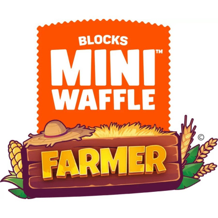 MARIOINEX Mini Waffle Farmer statybiniai blokai Žavus rančos modelis, 112 dalių
