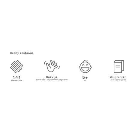 MARIOINEX Mini vaflių statybiniai blokai Expert, 141 vnt.