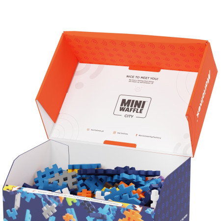 MARIOINEX Mini Vaflių Miesto Policijos Nuovados Statybiniai Blokai, 280 vnt.