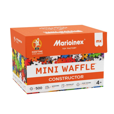 MARIOINEX Mini vaflių statybiniai blokai Dizaineris, 500 vnt.