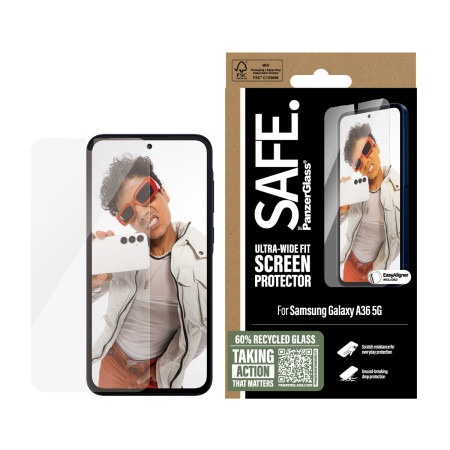 PanzerGlass SAFE. by ® Ekrano apsauga Samsung Galaxy A36 5G