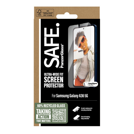 PanzerGlass SAFE. by ® Ekrano apsauga Samsung Galaxy A36 5G