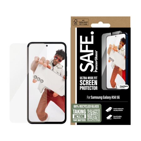 PanzerGlass SAFE. by ® Ekrano apsauga Samsung Galaxy A56 5G