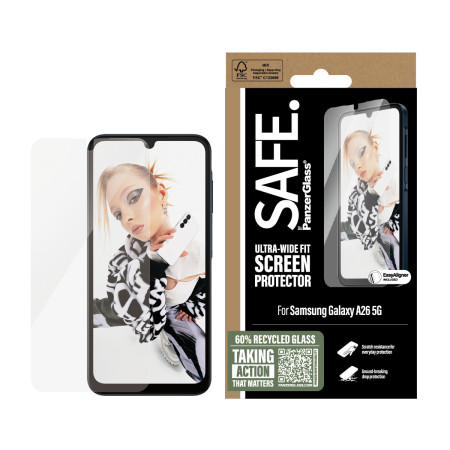 PanzerGlass SAFE. by ® Skaidri ekrano apsauga Samsung Galaxy A26 5G