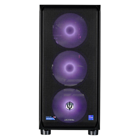 Actina PC Intel® Core™ i5 i5-14400F 32 GB DDR5-SDRAM 1 TB SSD Intel Arc B580 Windows 11 Home „Midi Tower“ Juoda