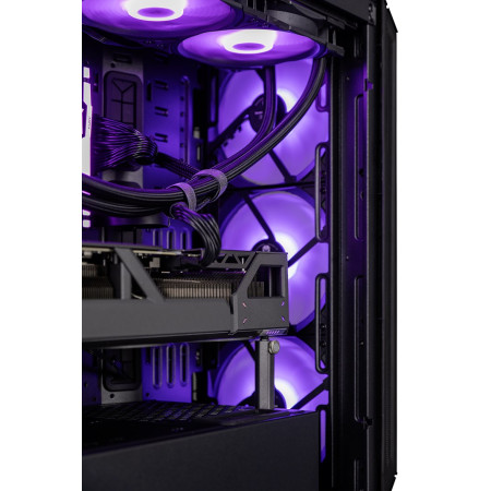 Actina PC AMD Ryzen™ 7 7800X3D, 32 GB DDR5, 2 TB SSD, AMD Radeon RX 9070 XT, Midi Tower, Juoda