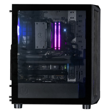 Actina PC AMD Ryzen™ 7 7700 32 GB DDR5-SDRAM 2 TB SSD AMD Radeon RX 9070 XT „Midi Tower“ Juoda