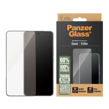 PanzerGlass ® Ekrano apsauga Xiaomi 15 Ultra | Skaidri 1 vnt