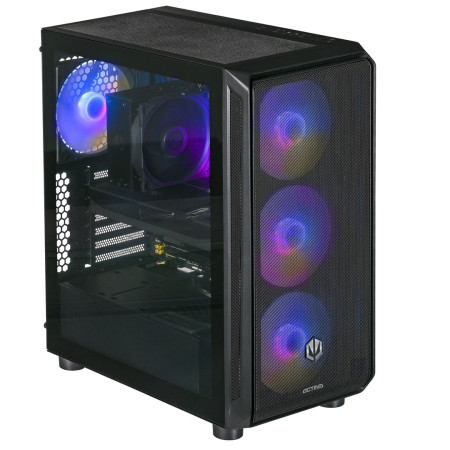 Actina PC AMD Ryzen™ 7 8700F, 32 GB DDR5, 1 TB SSD, NVIDIA GeForce RTX 5060, Midi Tower, Juoda