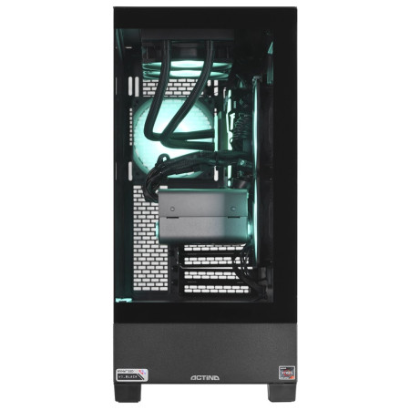 Actina PC su AMD Ryzen™ 7 7800X3D, 32 GB DDR5, 1 TB SSD, AMD Radeon RX 7900 XTX, Midi Tower, Juoda