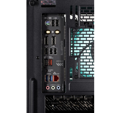 Actina PC su AMD Ryzen™ 5 7600, 32 GB DDR5, 1 TB SSD, AMD Radeon RX 7700 XT, Midi Tower, Juoda