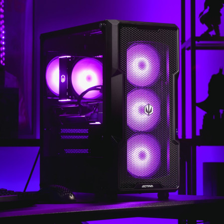 Actina PC su AMD Ryzen™ 9 9950X, 32 GB DDR5, 2 TB SSD, AMD Radeon RX 7900 XTX, Midi Tower, Juoda