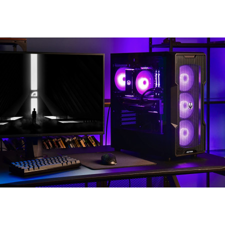 Actina PC su AMD Ryzen™ 9 9950X, 32 GB DDR5, 2 TB SSD, AMD Radeon RX 7900 XTX, Midi Tower, Juoda