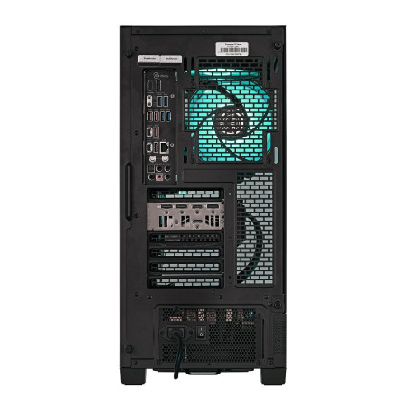 Actina PC su AMD Ryzen™ 9 9900X3D, 192 GB DDR5, 4 TB SSD, NVIDIA GeForce RTX 5090, Windows 11 Home, Midi Tower, Juoda