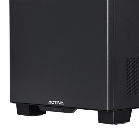 Actina PC su AMD Ryzen™ 9 7900, 32 GB DDR5, 1 TB SSD, NVIDIA GeForce RTX 5070, Midi Tower, Juoda