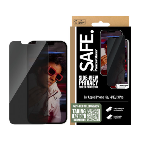 PanzerGlass SAFE. by ® Ekrano apsauga iPhone 16e | 14 | 13 | 13 Pro
