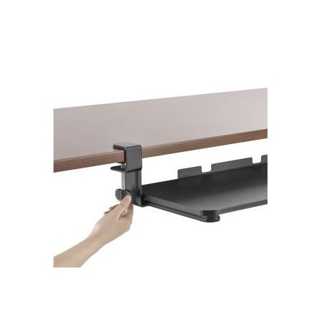 Maclean MC-839 klaviatūros laikiklis, juodas