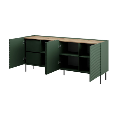 4D2SZ ONDA komoda 200x45xH85 žalia