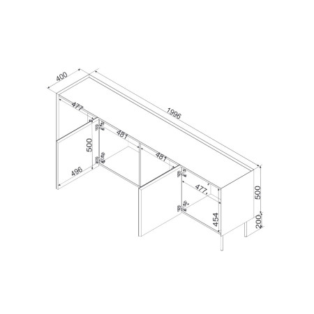 Cama FELLINI 400130 komoda