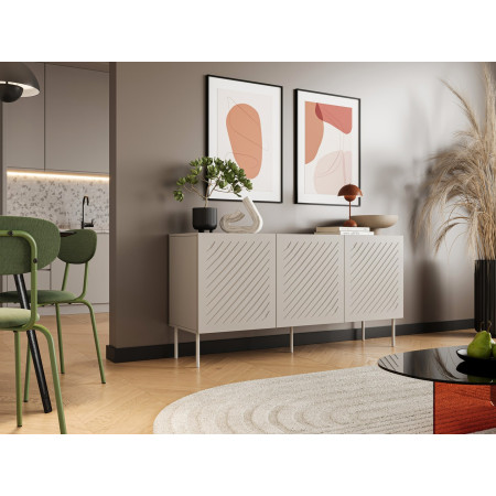 Cama SIENA komoda 150,5x40x75 kašmyro matinis