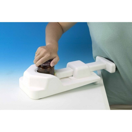 Stiklainių ir butelių atidarytuvas senjorams White