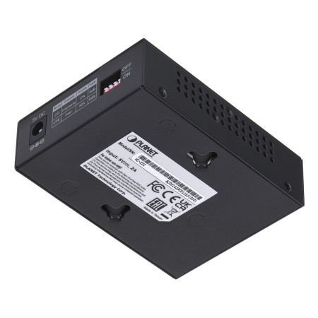 Planet VC-231G tinklo medijos keitiklis 1000 Mbit/ai Juoda