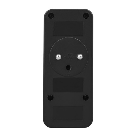 Maclean MCE248 F/B Skirstytuvas su 3 lizdais ir 4 USB prievadais