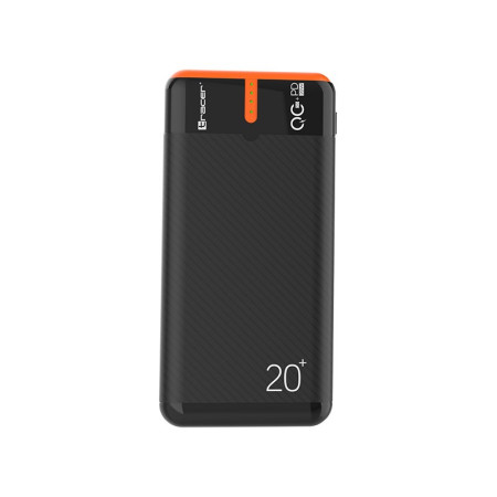 Tracer EnerGen 20000mAh Power Bank Juoda, Oranžinė