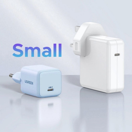 UGREEN X512 20W GaN 1X USB-C Maitinimo Adapteris – Mėlyna