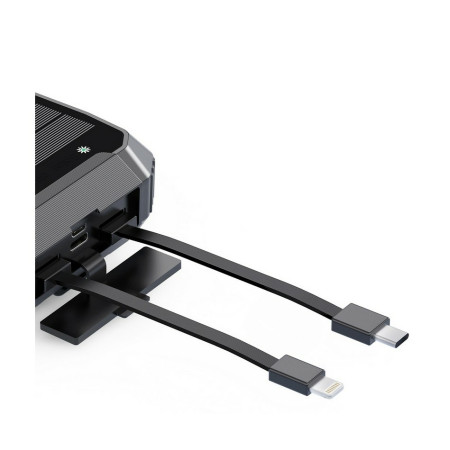 PowerNeed S20000Q mobiliojo įrenginio kroviklis su sauliniu ir belaidžiu įkrovimu