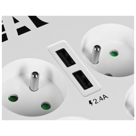 Eaton PB6UF viršįtampių ribotuvas su 6 AC išvestimis