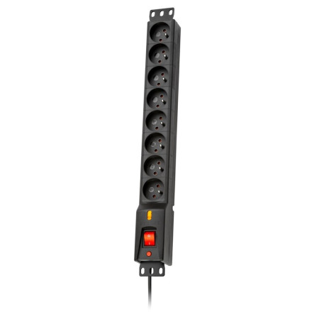 LESTAR LXARM 810 G-A K.:CZ 1,5M 19" PDU Juoda 8 AC išvestis(ys / čių) 230 V