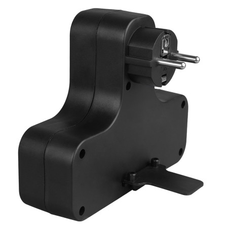 Maclean keturgubas srovės kištukinis lizdas su jungikliu, E tipo, 2x2,5A, 2x16A