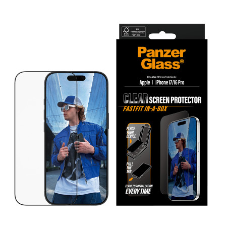 PanzerGlass ® ekrano apsauga iPhone 17 | iPhone 16 Pro