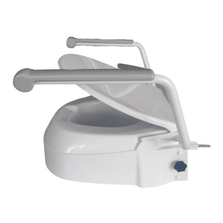 Klozeto sėdynės pakėlimas su turėklais