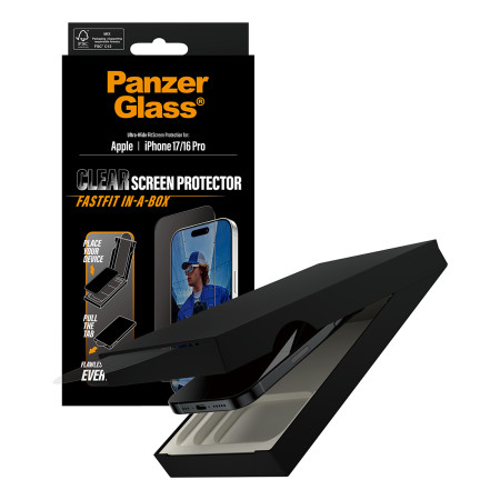 PanzerGlass ® ekrano apsauga iPhone 17 | iPhone 16 Pro