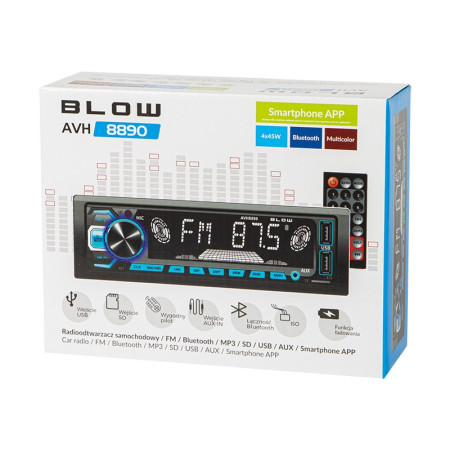 BLOW AVH-8890 radijo imtuvas automobilis juodas